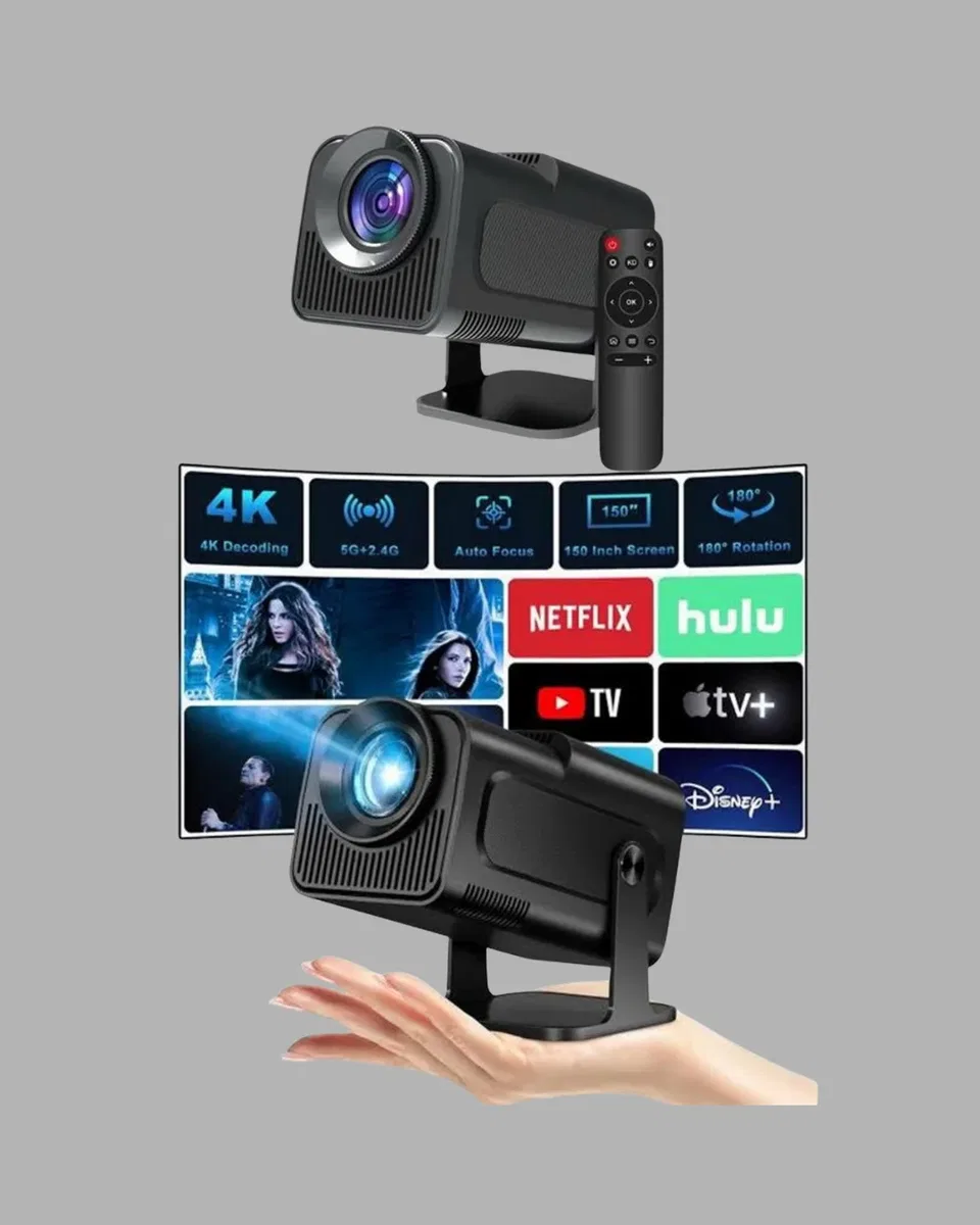 Android Projeksiyon Game Box – 1280x720p HD Çözünürlük, Bluetooth, HDMI ve USB Girişli
