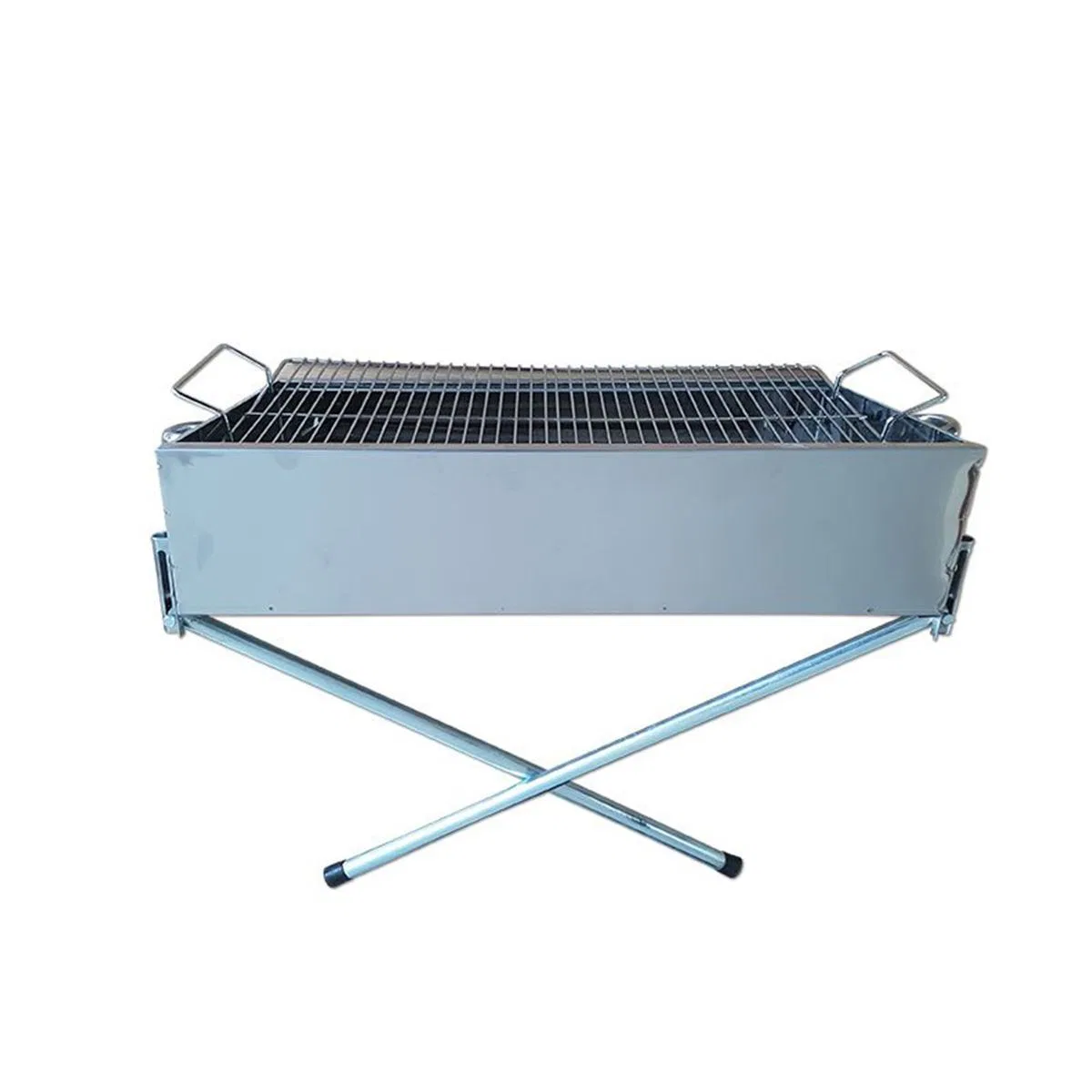 Paslanmaz Portatif Mangal 70 cm Ayaklı Standlı