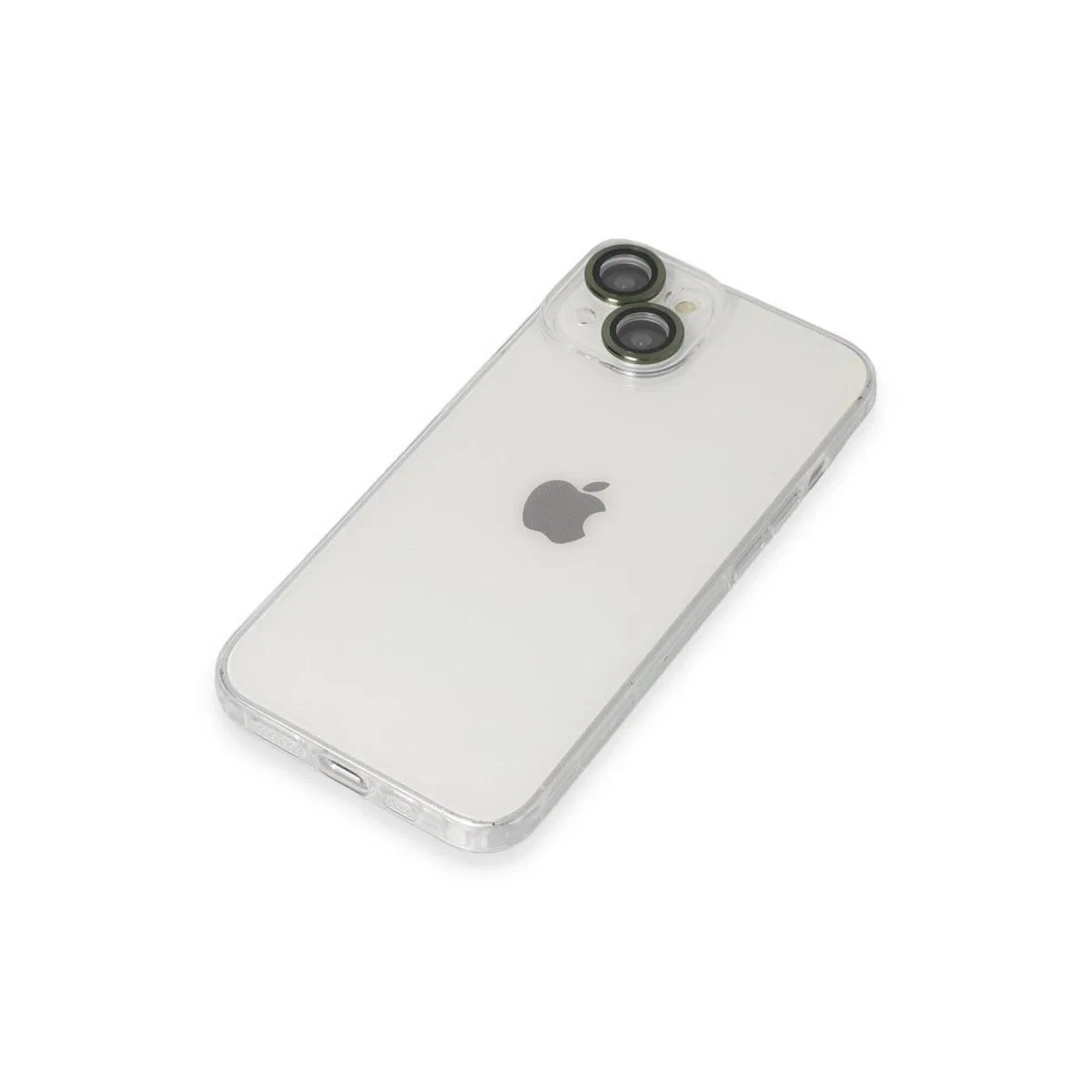 Apple İphone 14 Kılıf Luko Lens Silikon - Yeşil