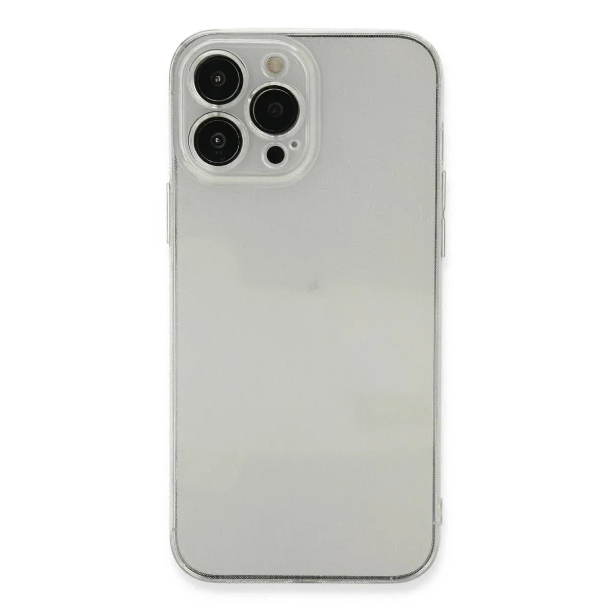 Apple İphone 13 Pro Max Kılıf Fly Lens Silikon - Şeffaf