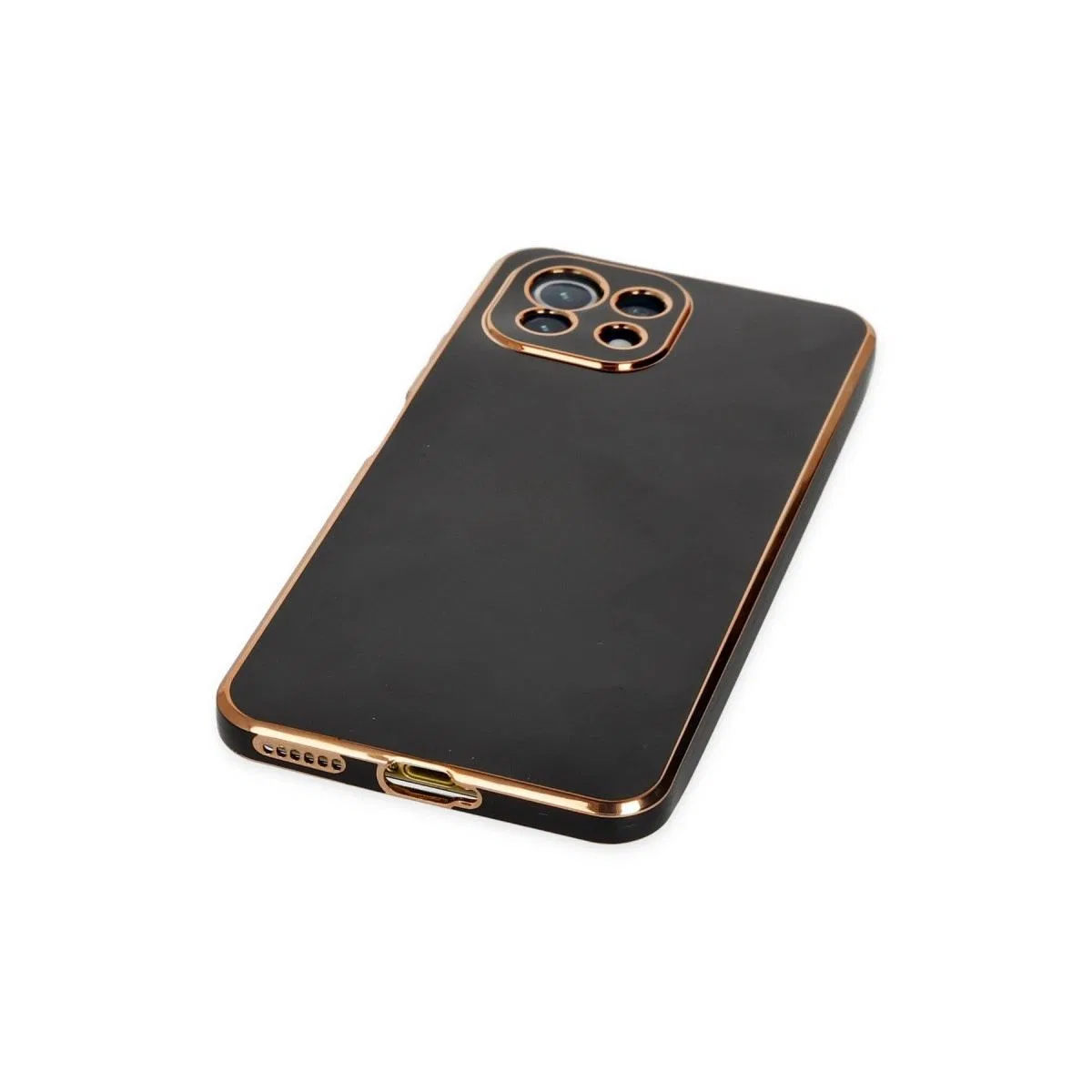 Xiaomi Mi 11 Lite Kılıf Volet Silikon - Siyah