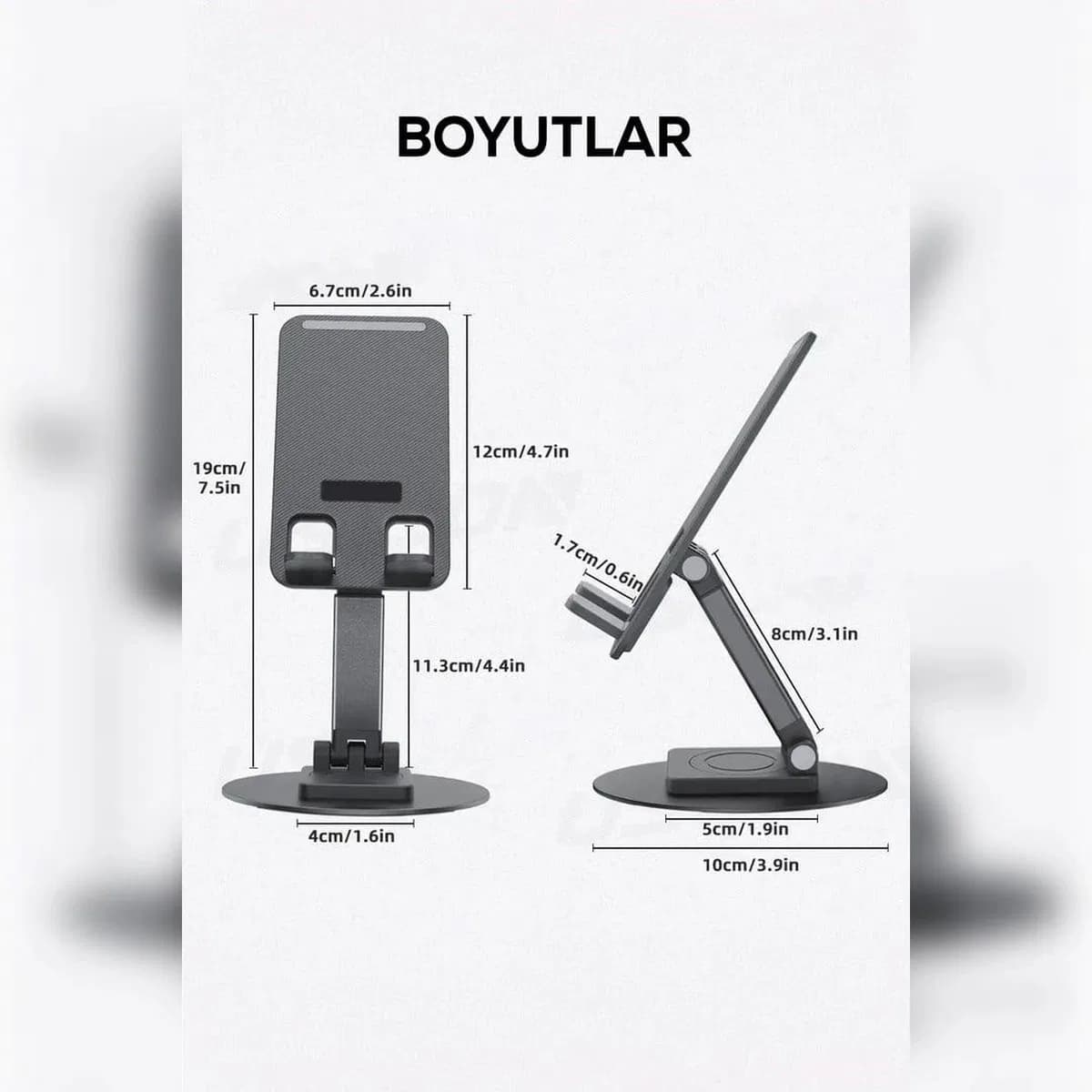 Kablo Geçirilebilir Telefon Tutucu