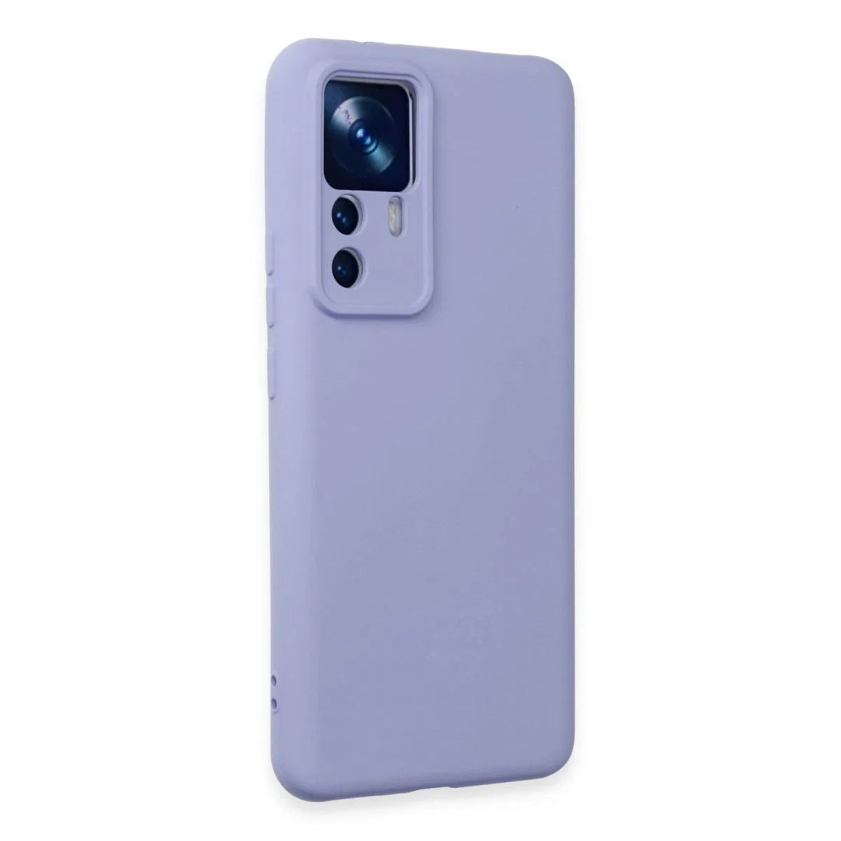 Xiaomi Mi 12t Pro Kılıf Nano İçi Kadife Silikon - Lila