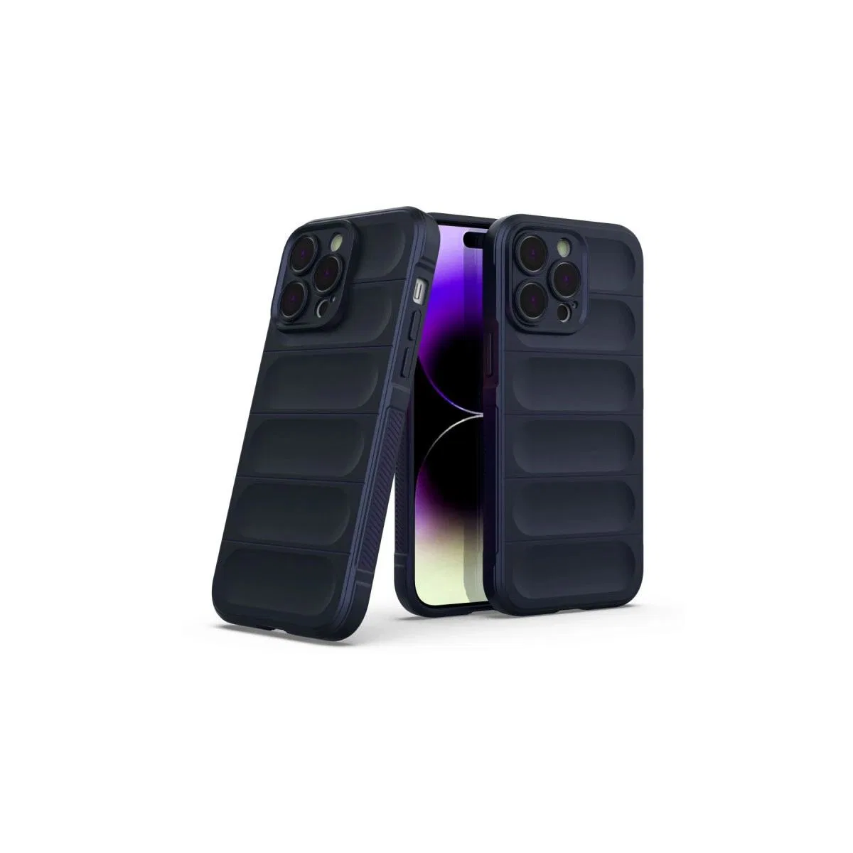 Apple İphone 15 Pro Max Kılıf Optimum Silikon - Lacivert