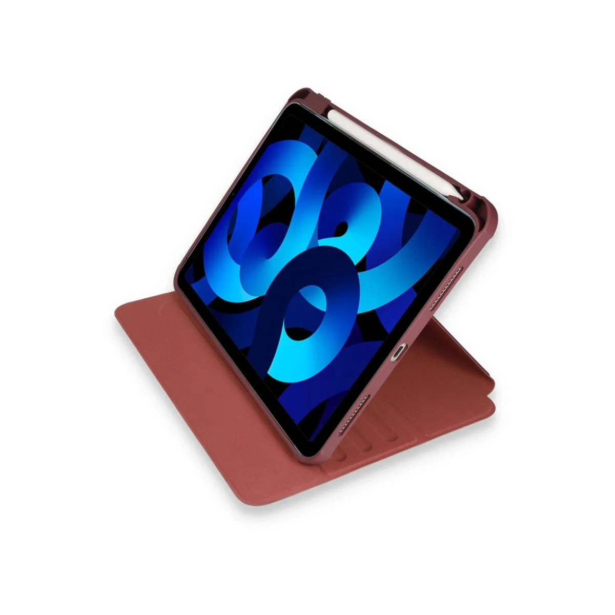 Apple İpad Pro 11 (2021) Kılıf Ling 360 Kalemlikli Tablet Kılıf - Mor