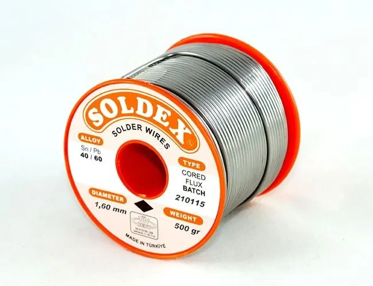 40-60 Lehim Teli 500 Gr 1. 2 Mm - Sn: 40 / Pb: 60