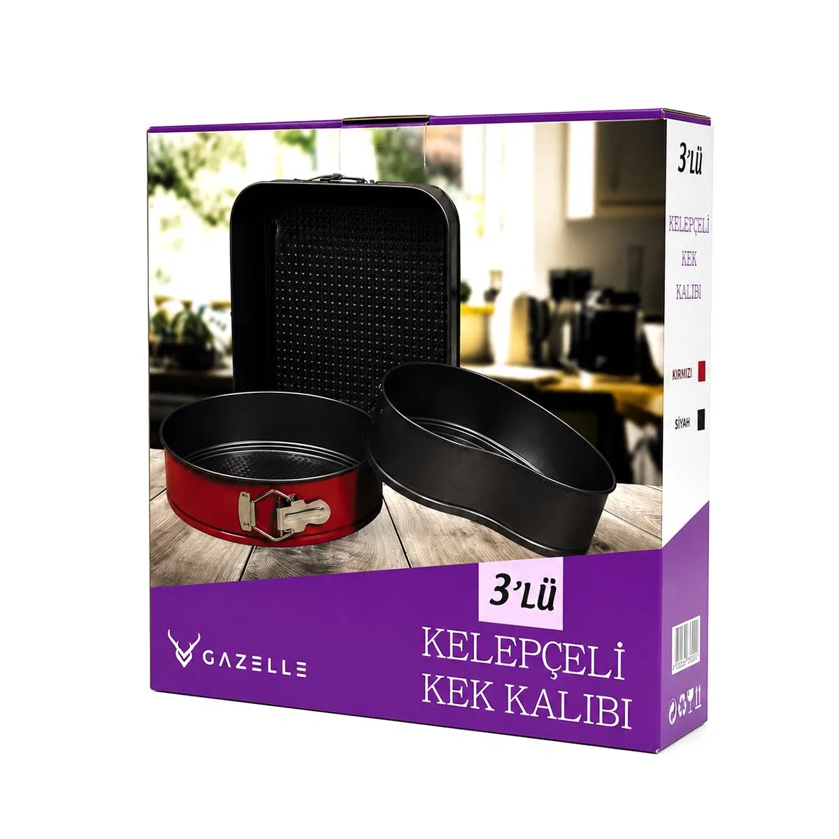 Yuvarlak Metal li Kek Kalıbı