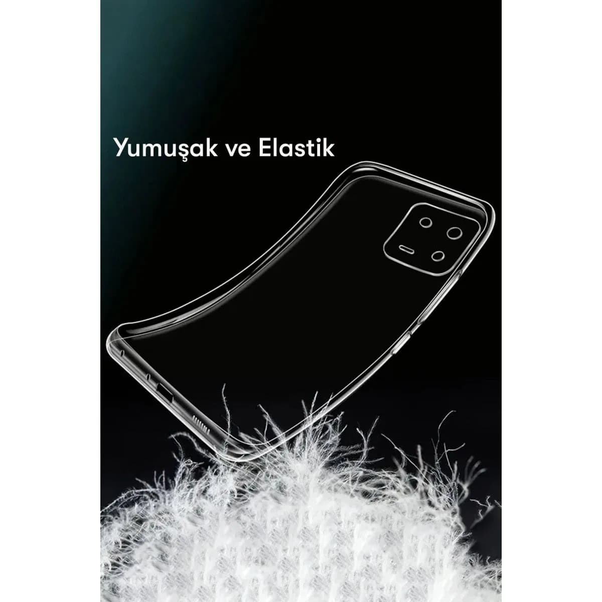 Newface Xiaomi Mi 13 Pro Kılıf Lüx Şeffaf Silikon