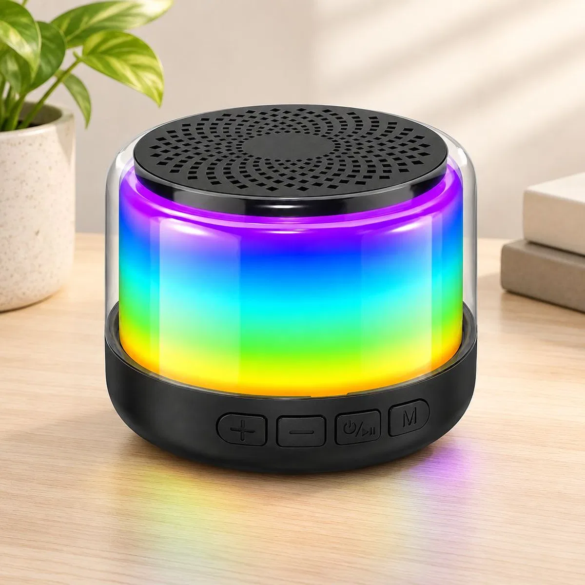 Bluetooth Hoparlör 3W RGB USB/SD Şarjlı