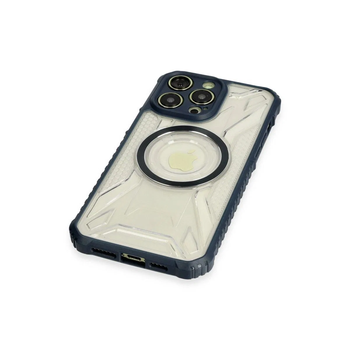 Apple İphone 13 Pro Max Kılıf Prag Magneticsafe Kapak - Lacivert