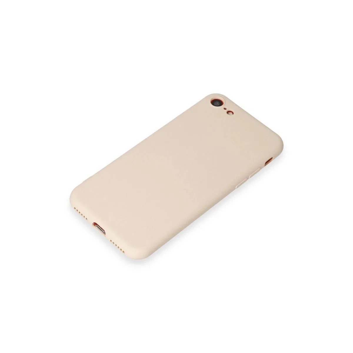 Apple İphone 7 Kılıf First Silikon - Krem