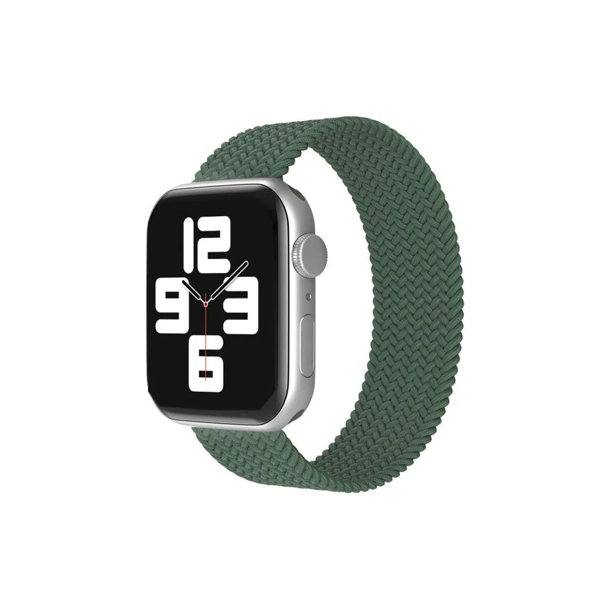 Apple Watch 38mm Ayarlı Solo Silikon Kordon - Haki Yeşil