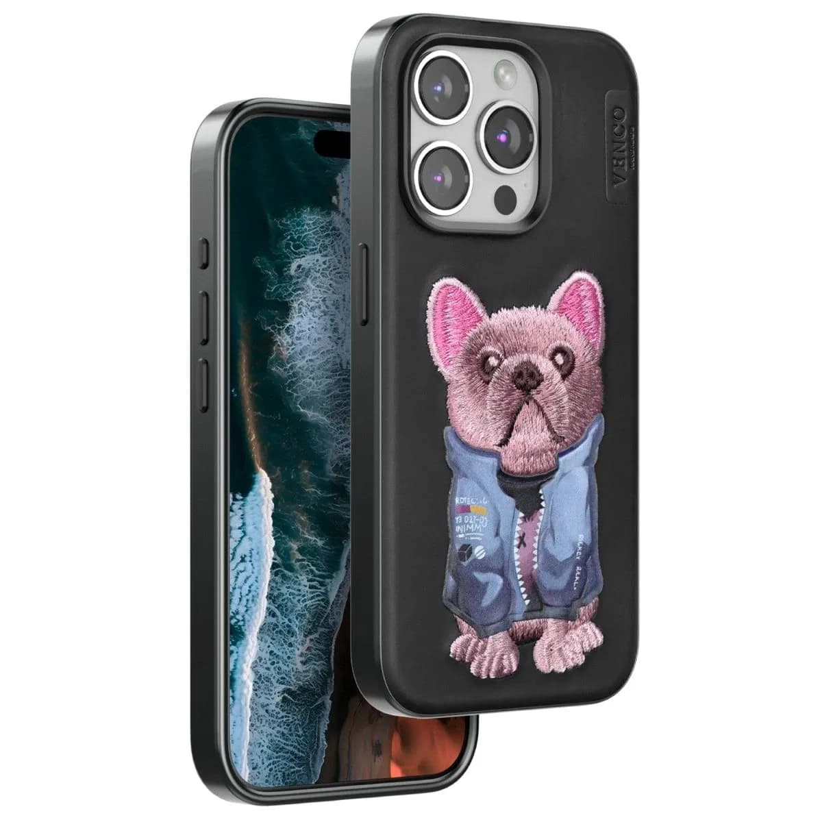 Venco Apple İphone 14 Pro Max Cute Desenli Kapak - Siyah