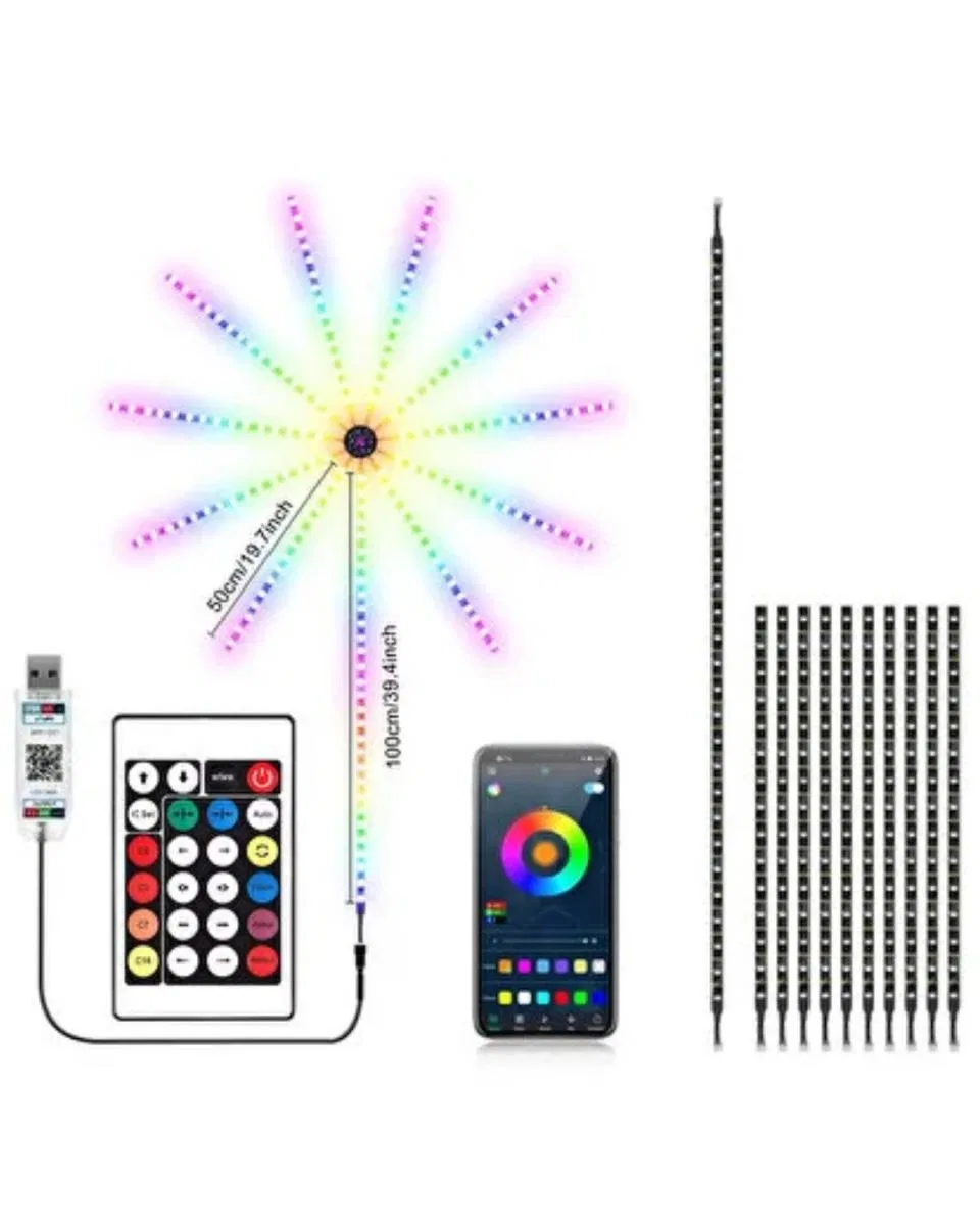 Modüler Rgb Led Duvar Işığı Efektli Uzaktan Kumandalı Yeni Nesil
