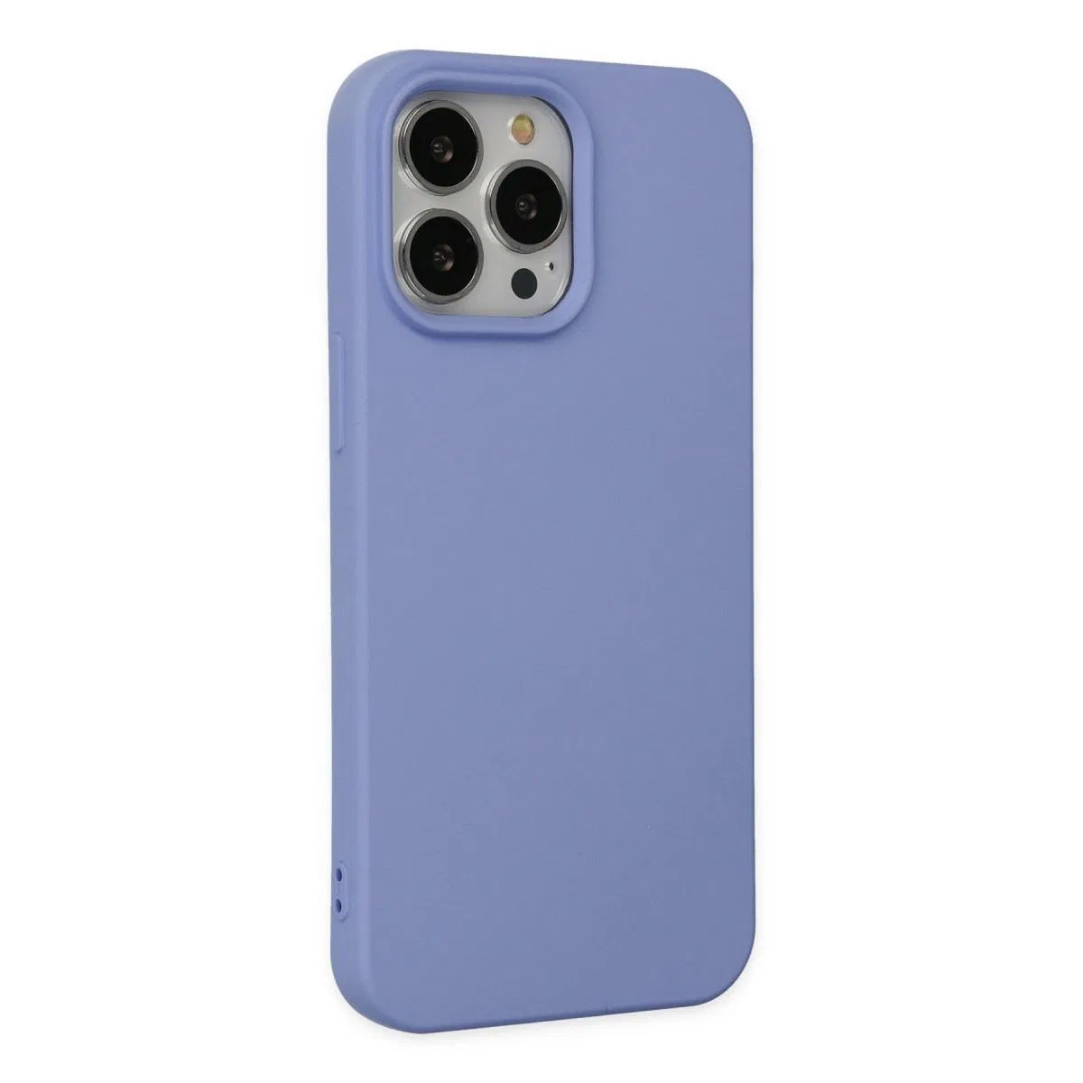 Apple İphone 14 Pro Kılıf Nano İçi Kadife Silikon - Lila