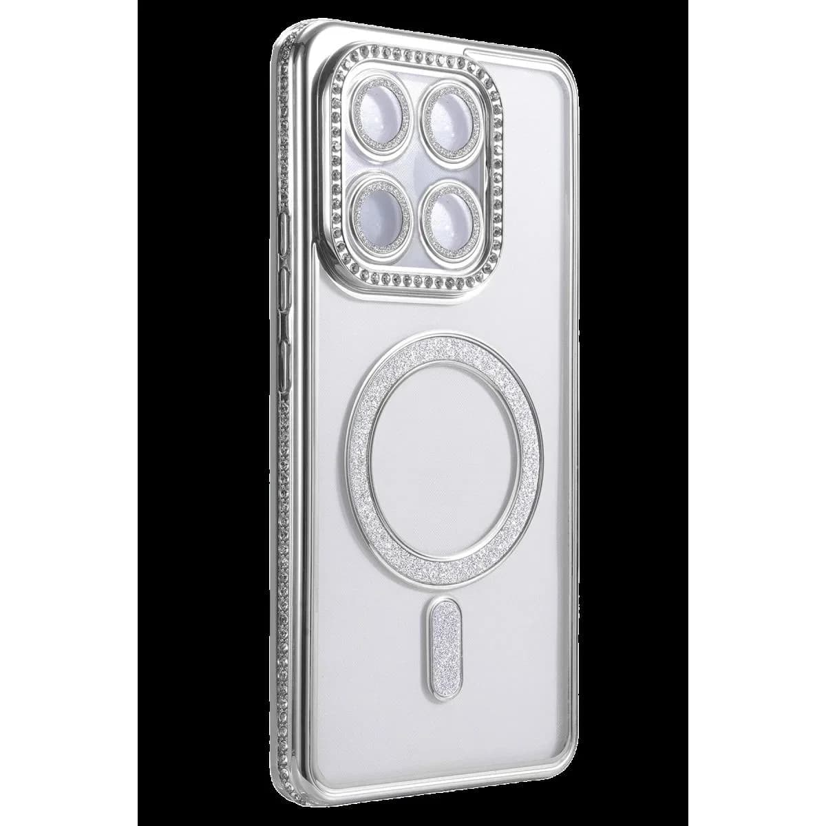 Newface Xiaomi Mi 17t Joke Simli Magneticsafe Kılıf - Gümüş
