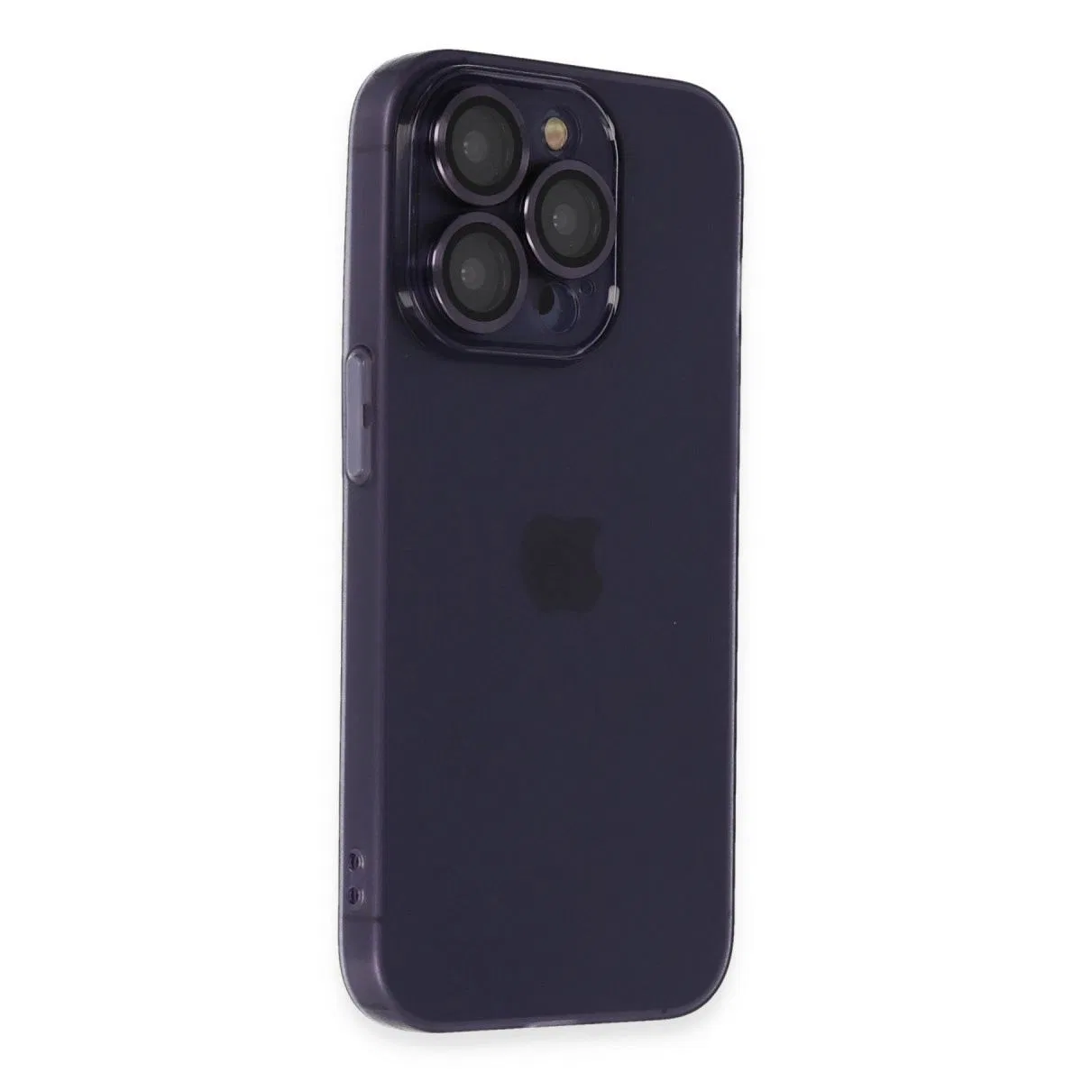 Apple İphone 14 Pro Max Kılıf Luko Lens Silikon - Siyah