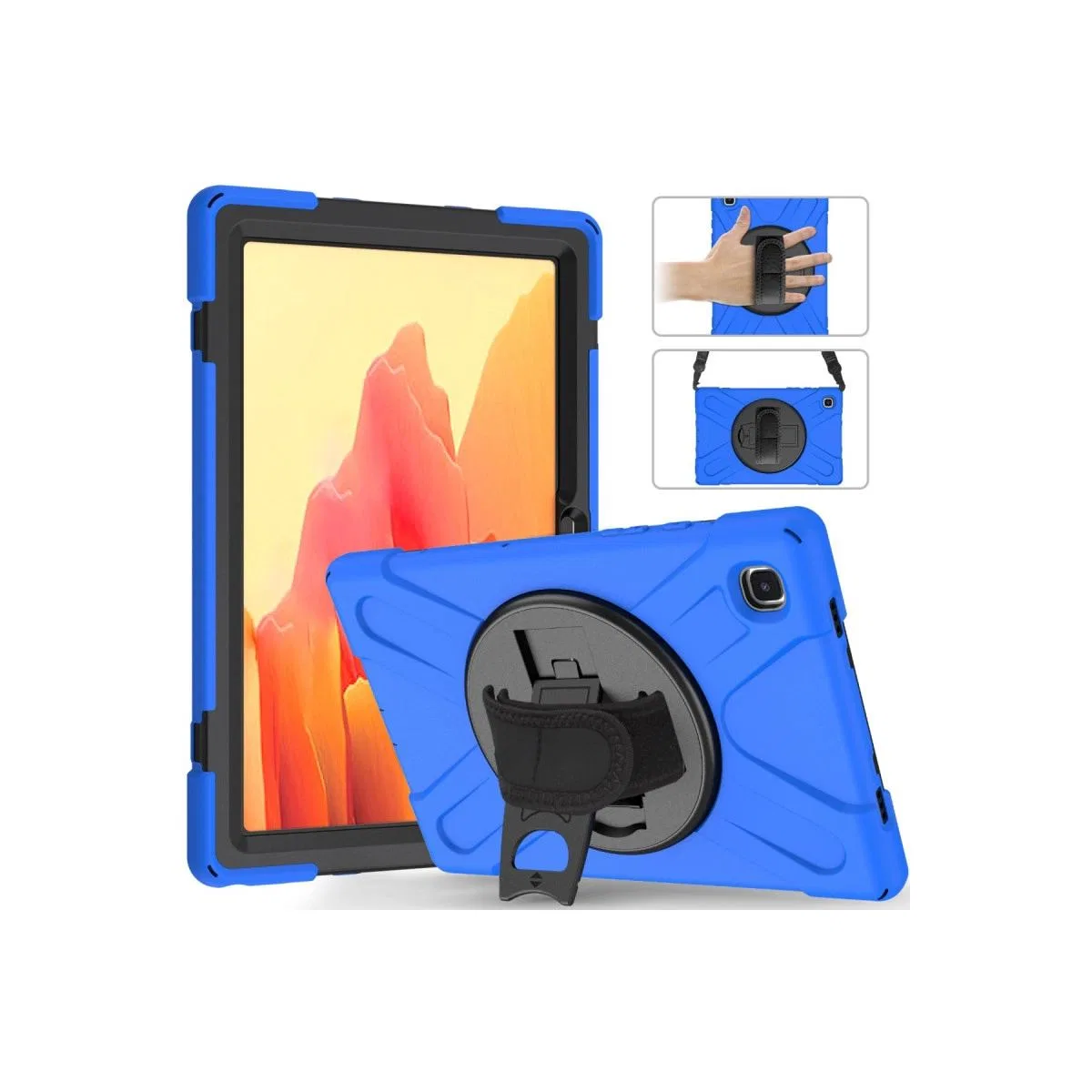 Samsung Galaxy T220 Tab A7 Lite 8. 7 Kılıf Amazing Tablet Kapak - Mavi