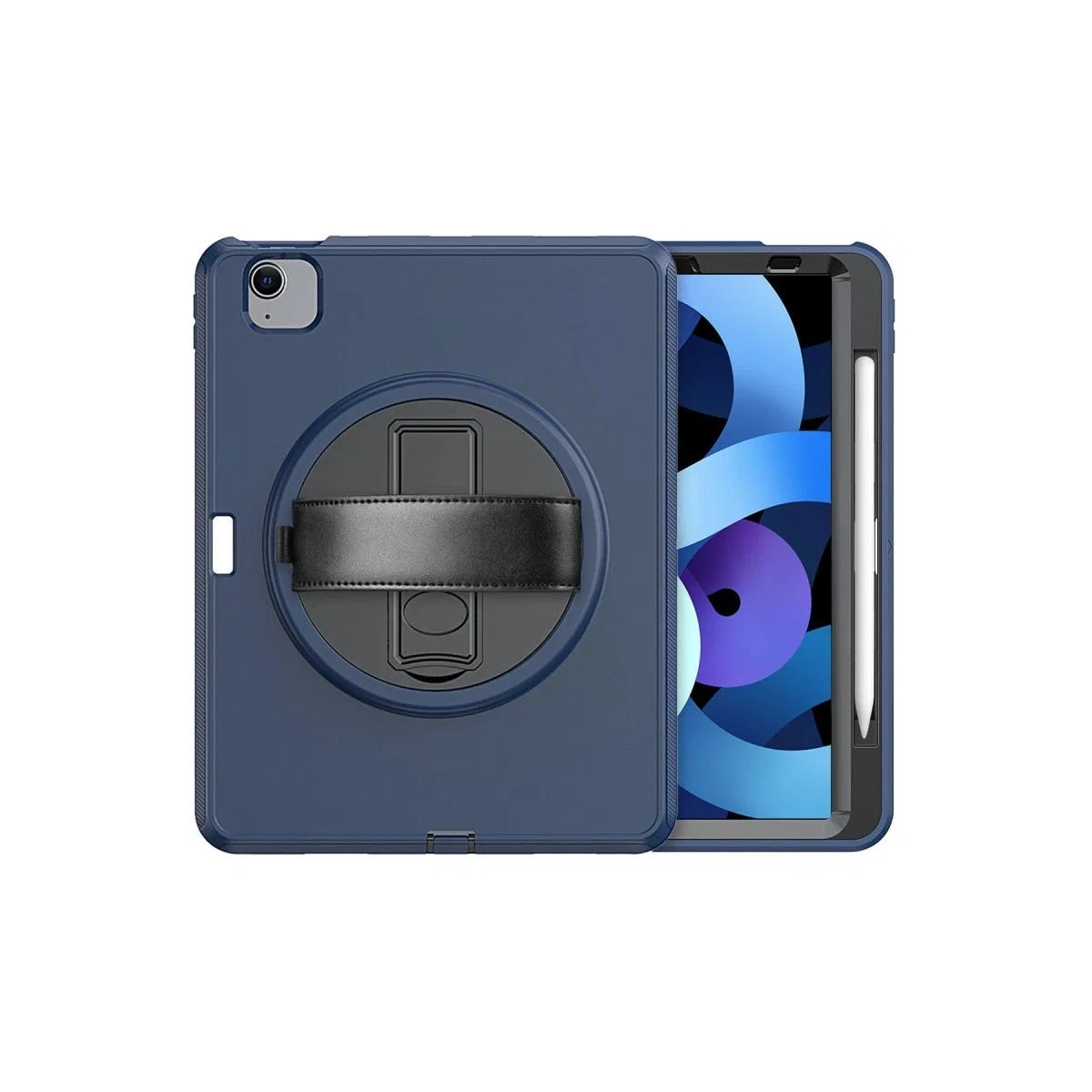 Apple İpad 2022 10. 9 (10. nesil) Kılıf Hand Strap Tablet Kılıfı - Lacivert