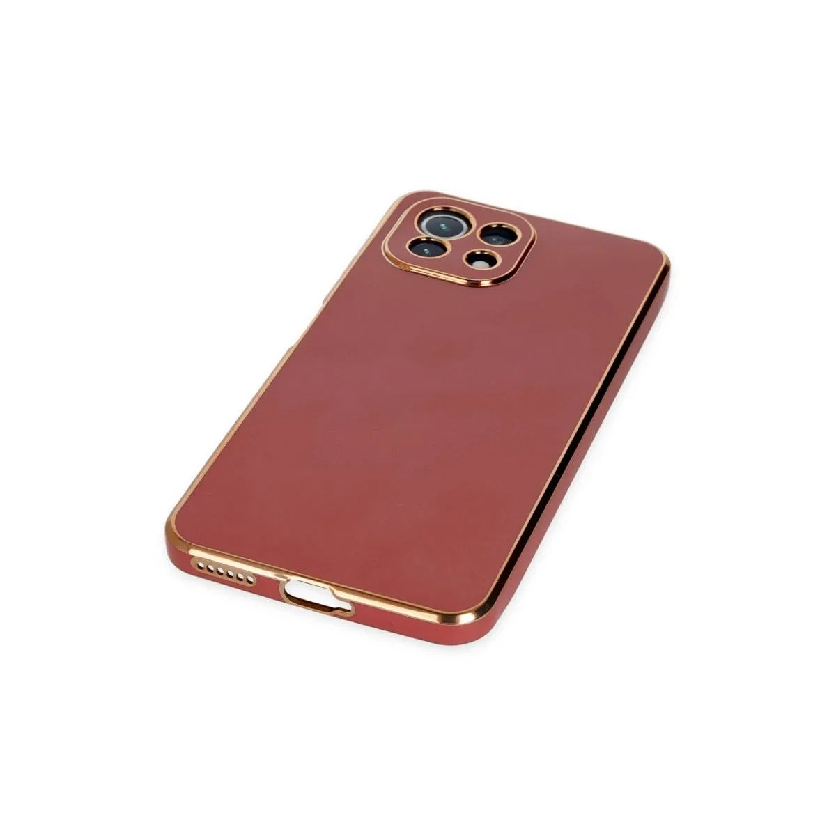 Xiaomi Mi 11 Lite Kılıf Volet Silikon - Kırmızı