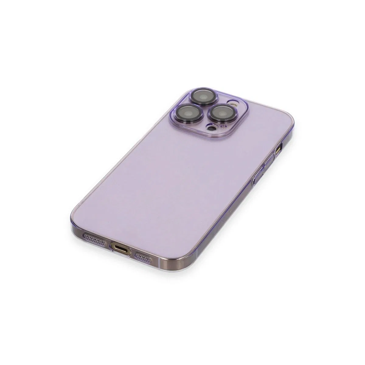 Apple İphone 13 Pro Max Kılıf Armada Lensli Kapak - Lila