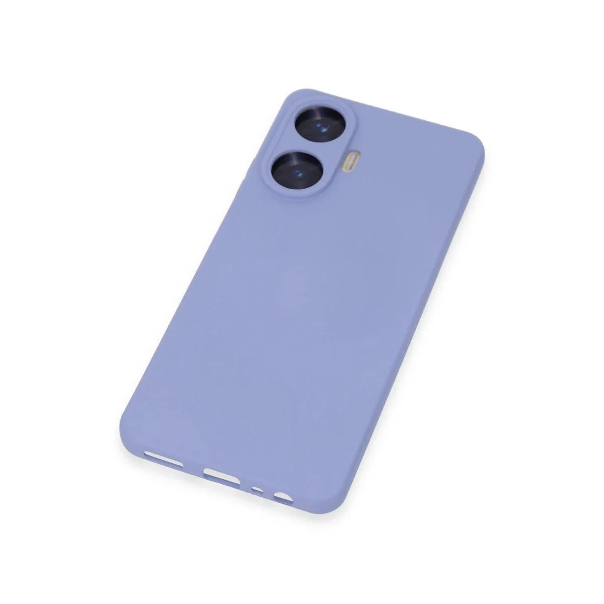 Realme C55 Kılıf Nano İçi Kadife Silikon - Lila