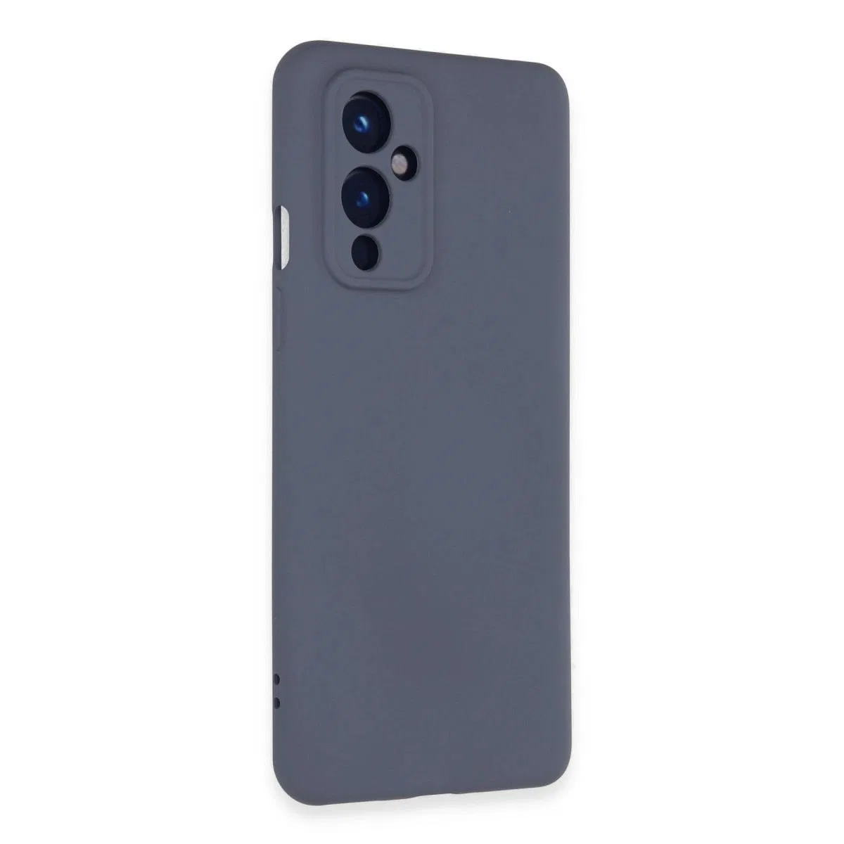 One Plus 9 Kılıf Nano İçi Kadife Silikon - Gri