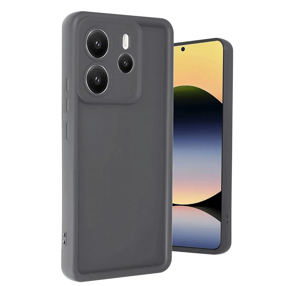 Xiaomi Redmi Note 14 4g Kılıf Viera Silikon - Gri