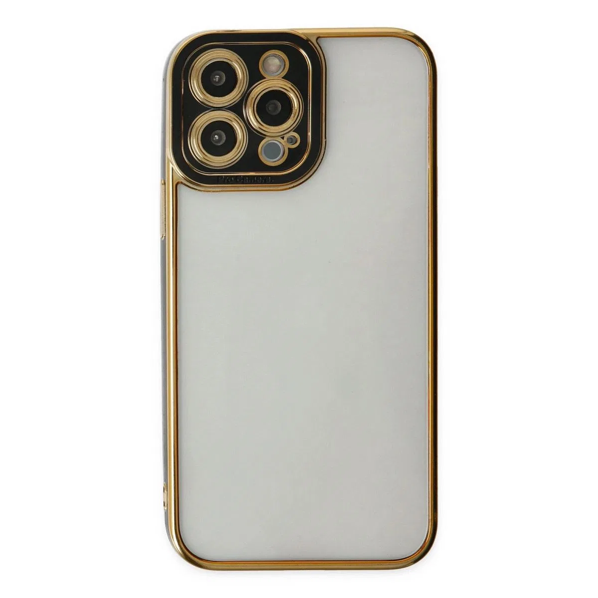 Apple İphone 14 Pro Kılıf Liva Lens Silikon - Siyah