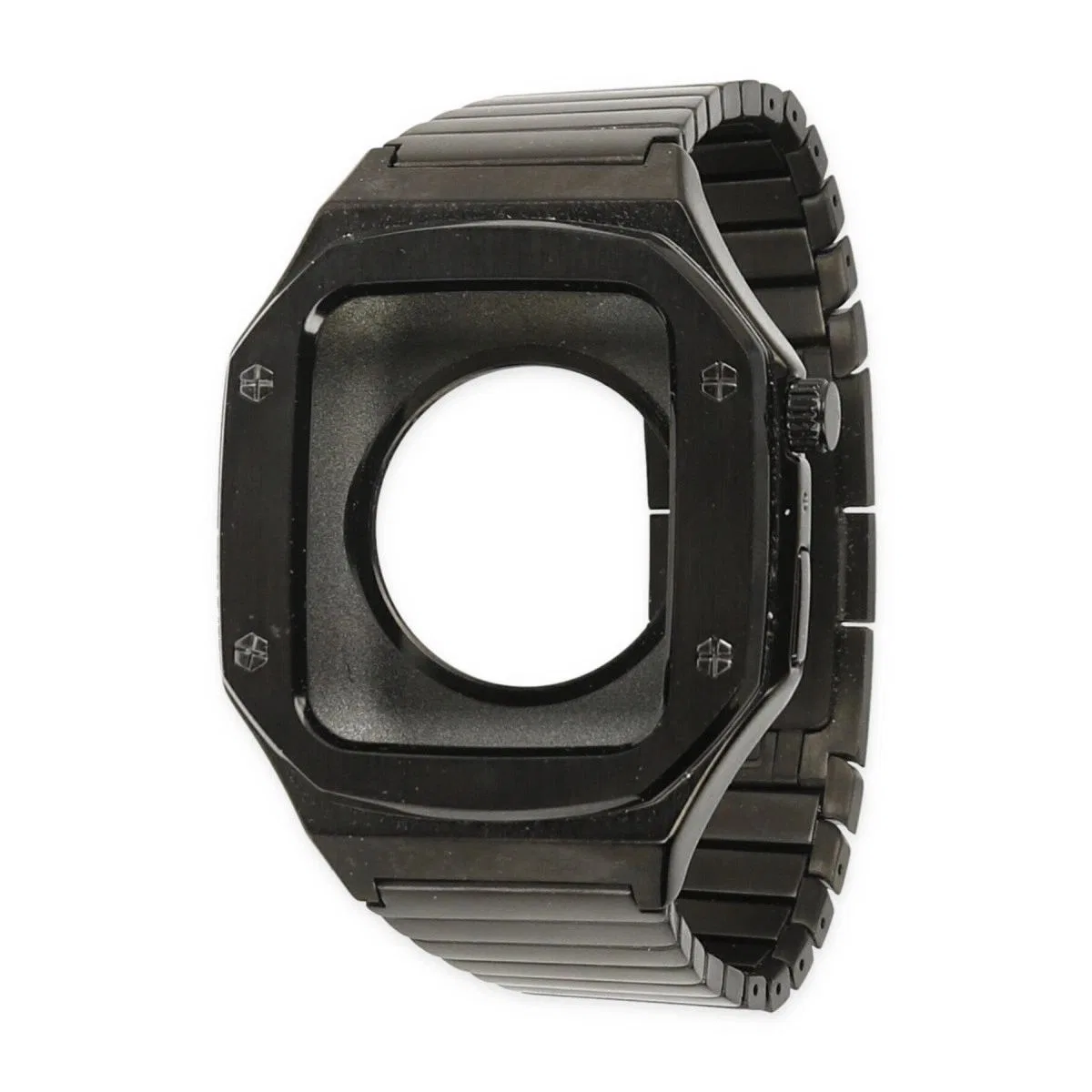 Apple Watch 45mm Kr409 Metal Kordon - Siyah