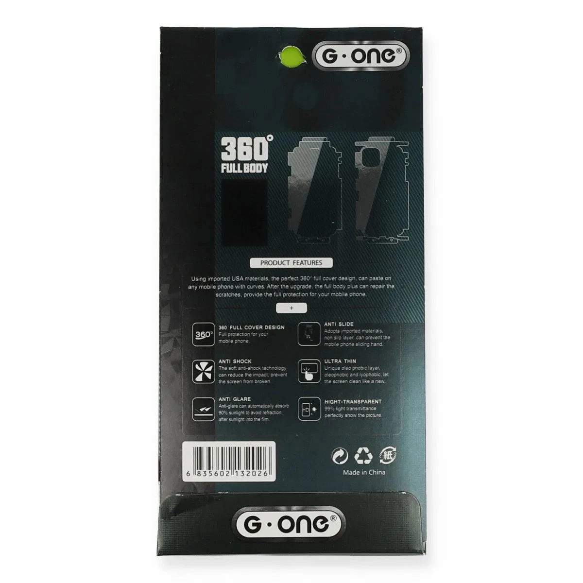 Apple İphone 12 Pro Max 360 Full Body Arka Koruyucu