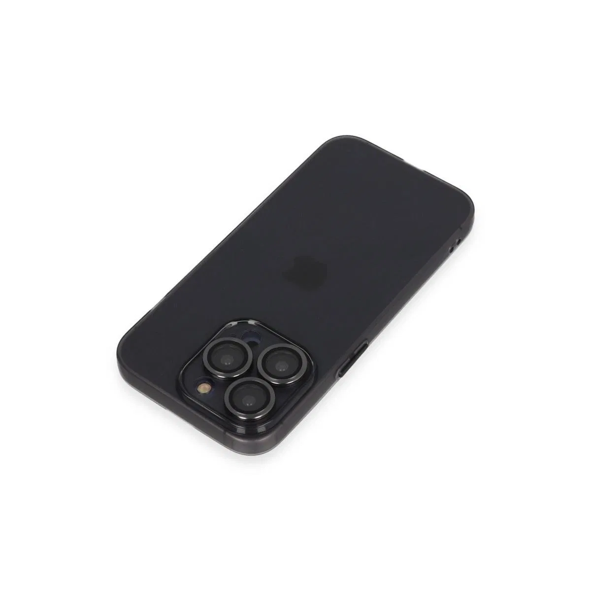 Apple İphone 13 Pro Kılıf Luko Lens Silikon - Siyah