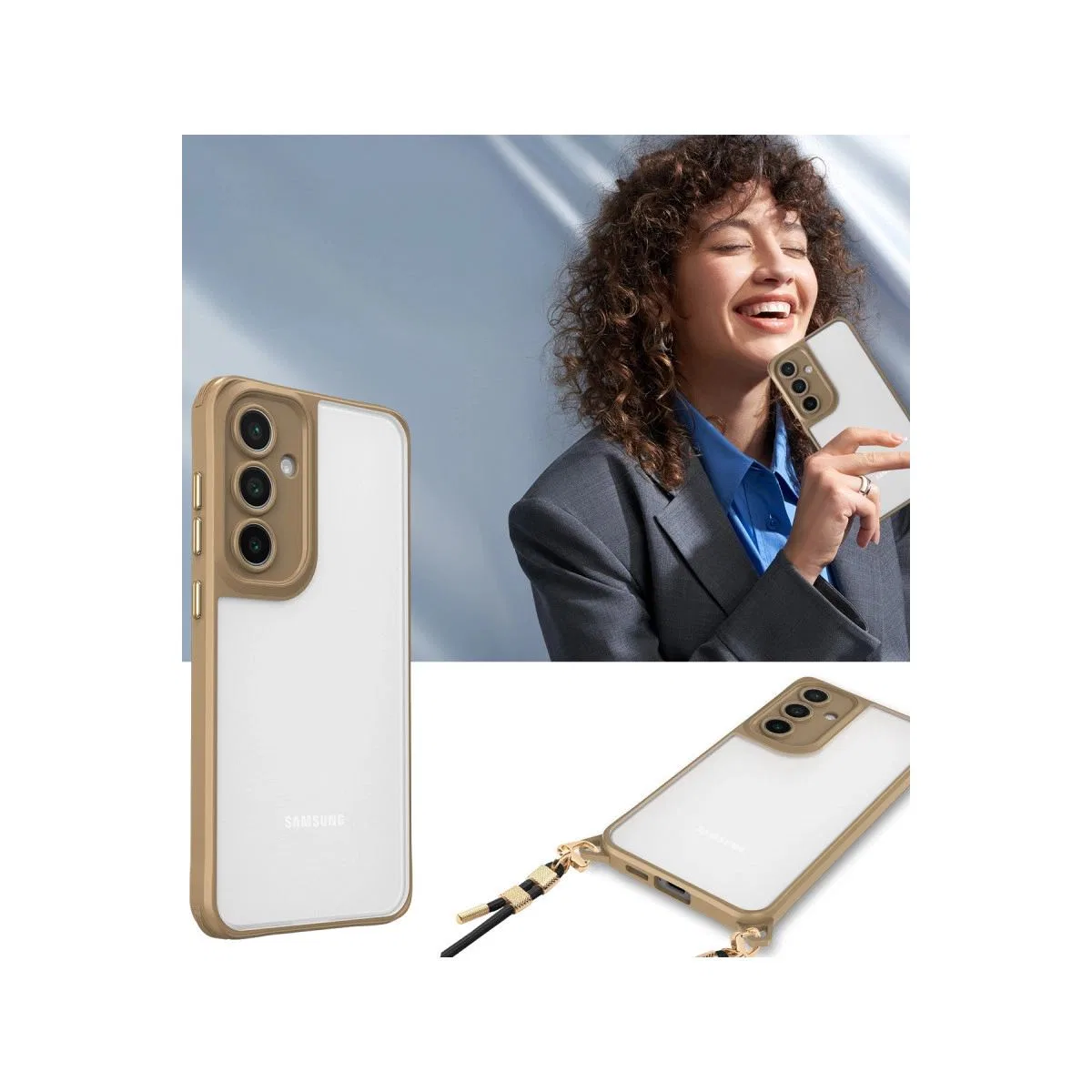 Samsung Galaxy A35 5g Kılıf Penta Silikon Kılıf - Titan Gri