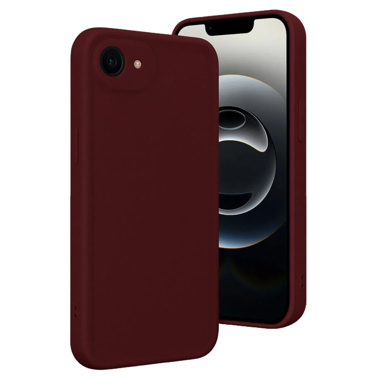 Apple İphone 16e Kılıf Viera Silikon - Bordo