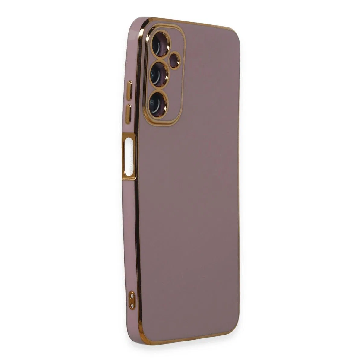 Samsung Galaxy A05s Kılıf Volet Silikon - Mor