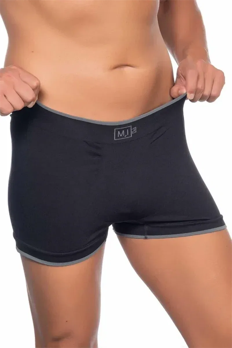 Siyah MI 2104 Soft Erkek Boxer