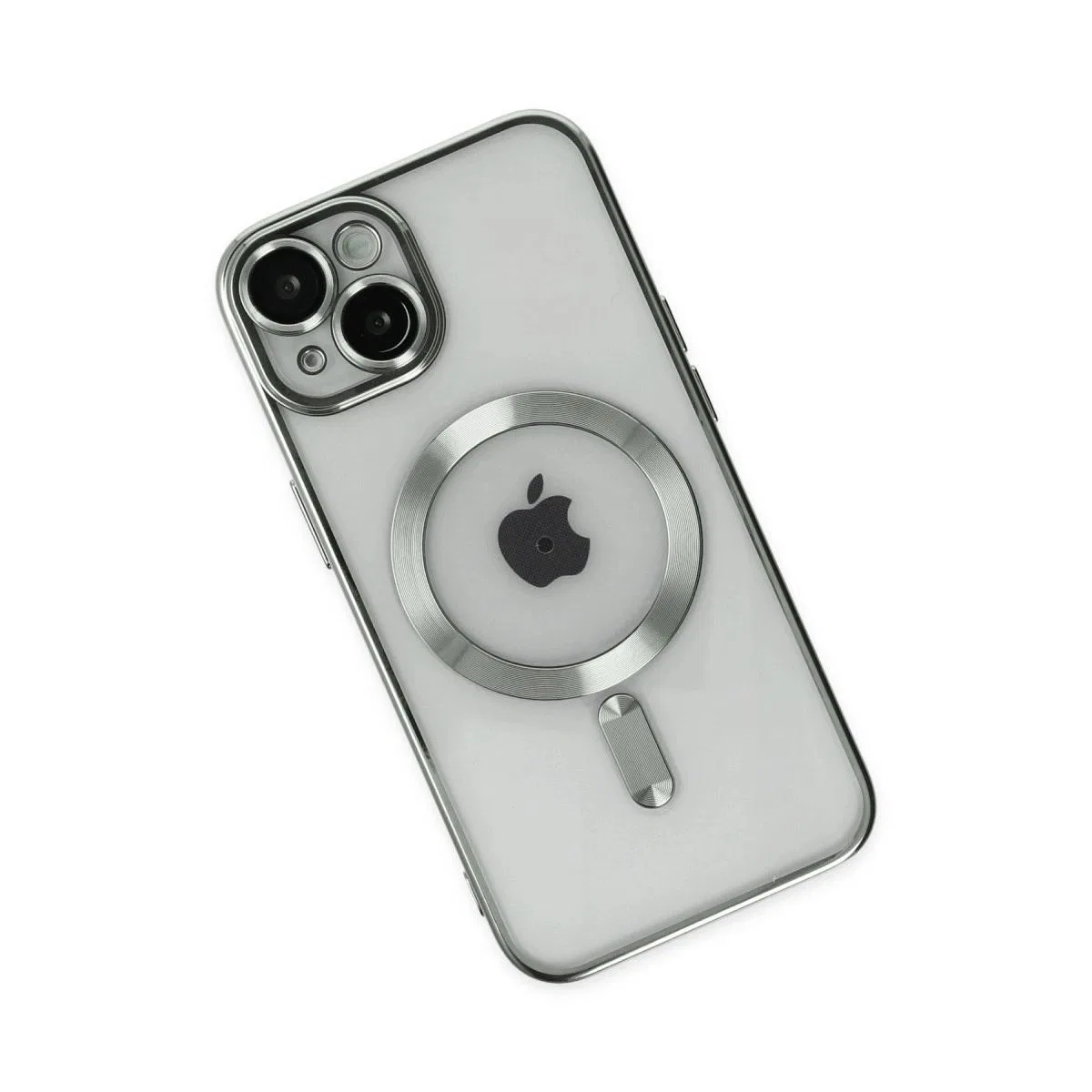 Apple İphone 14 Kılıf Kross Magneticsafe Kapak - Gümüş