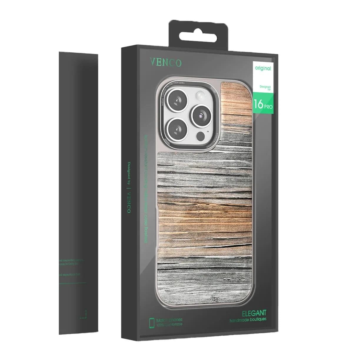Venco Apple İphone 16 Pro Wave Kapak - Sarı