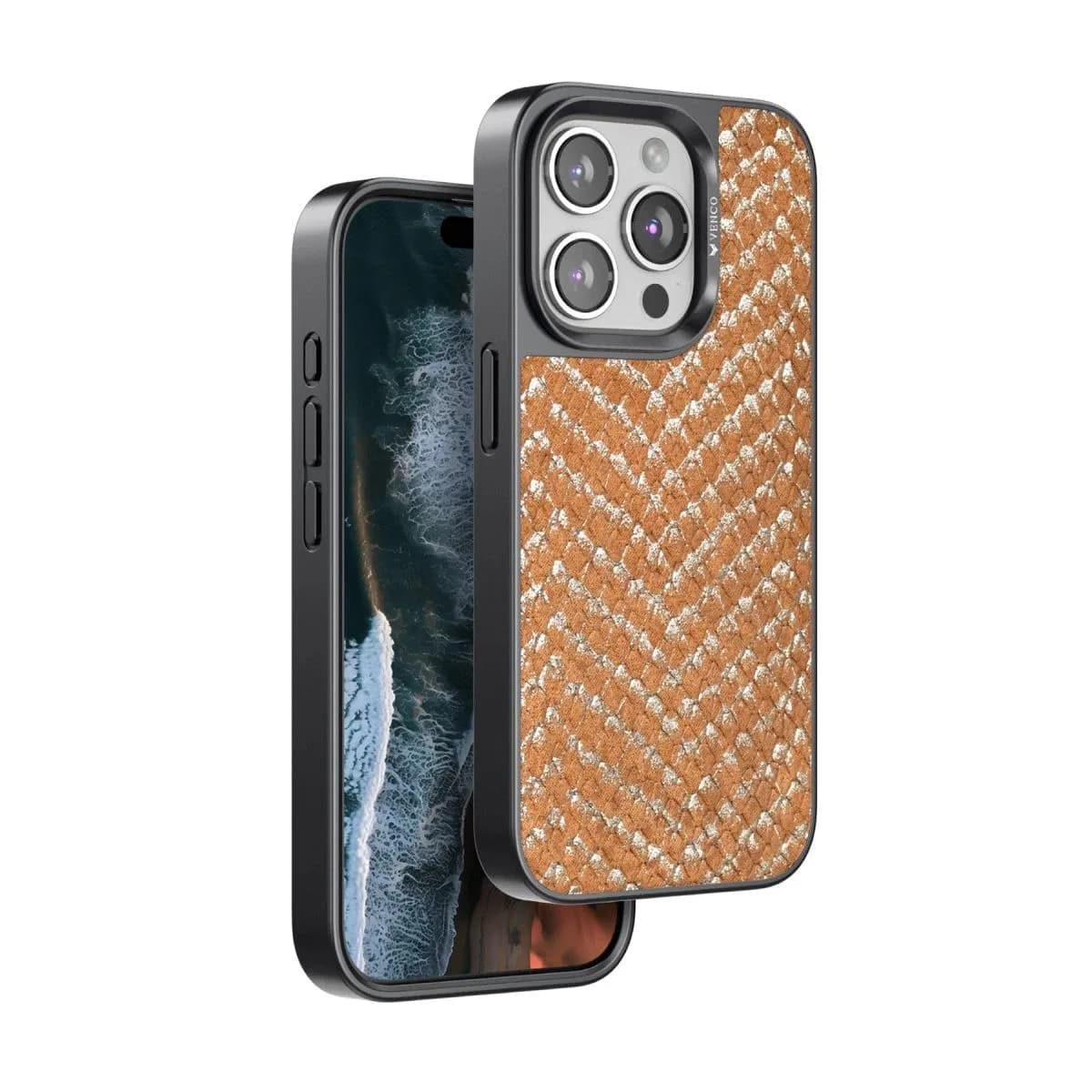 Venco Apple İphone 14 Pro Viper Kapak - Kahverengi