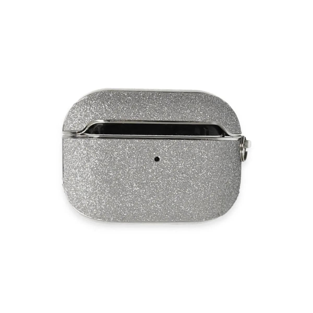 Apple Airpods 3 (3. nesil) Spell Simli Kılıf - Gümüş