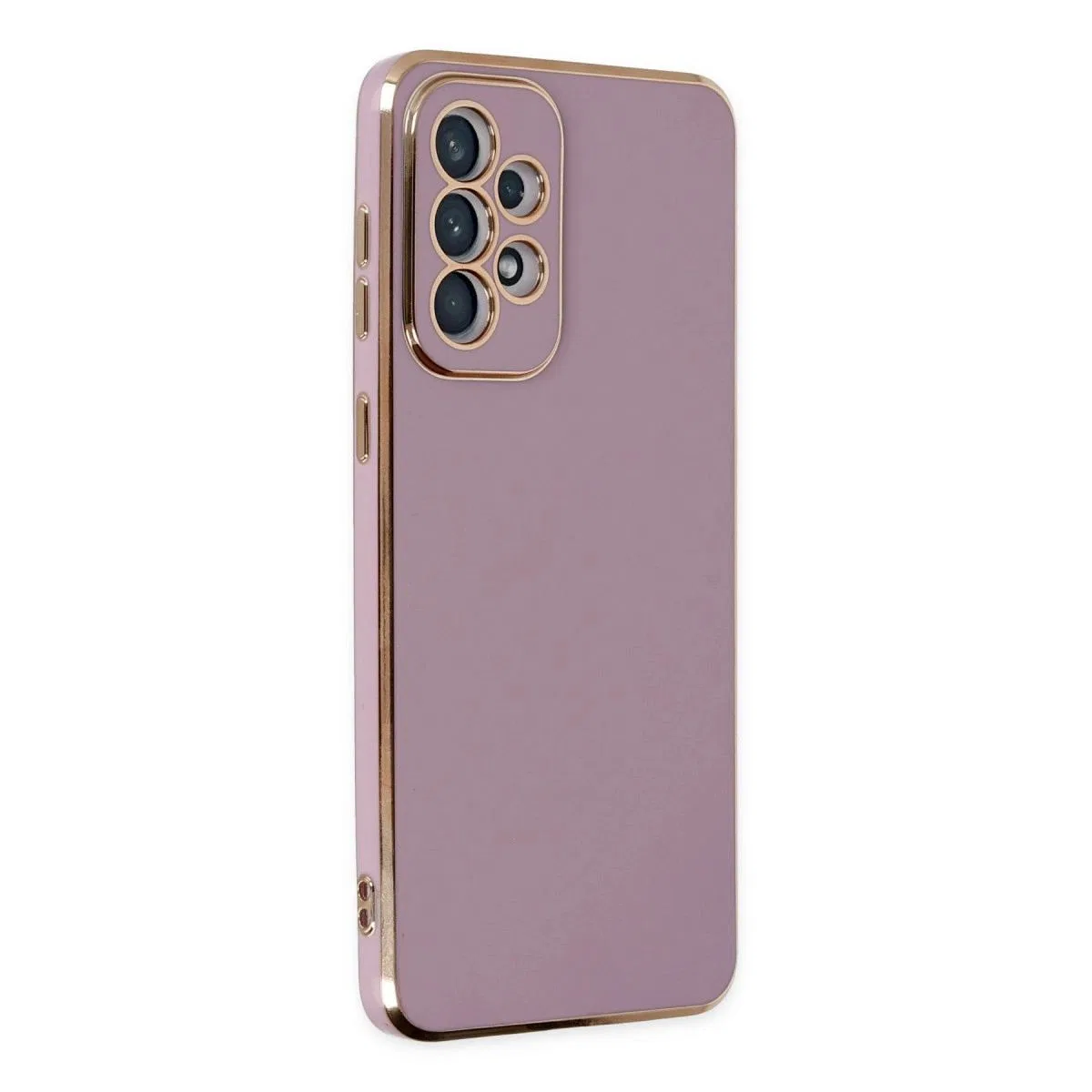 Samsung Galaxy A73 5g Kılıf Volet Silikon - Mor