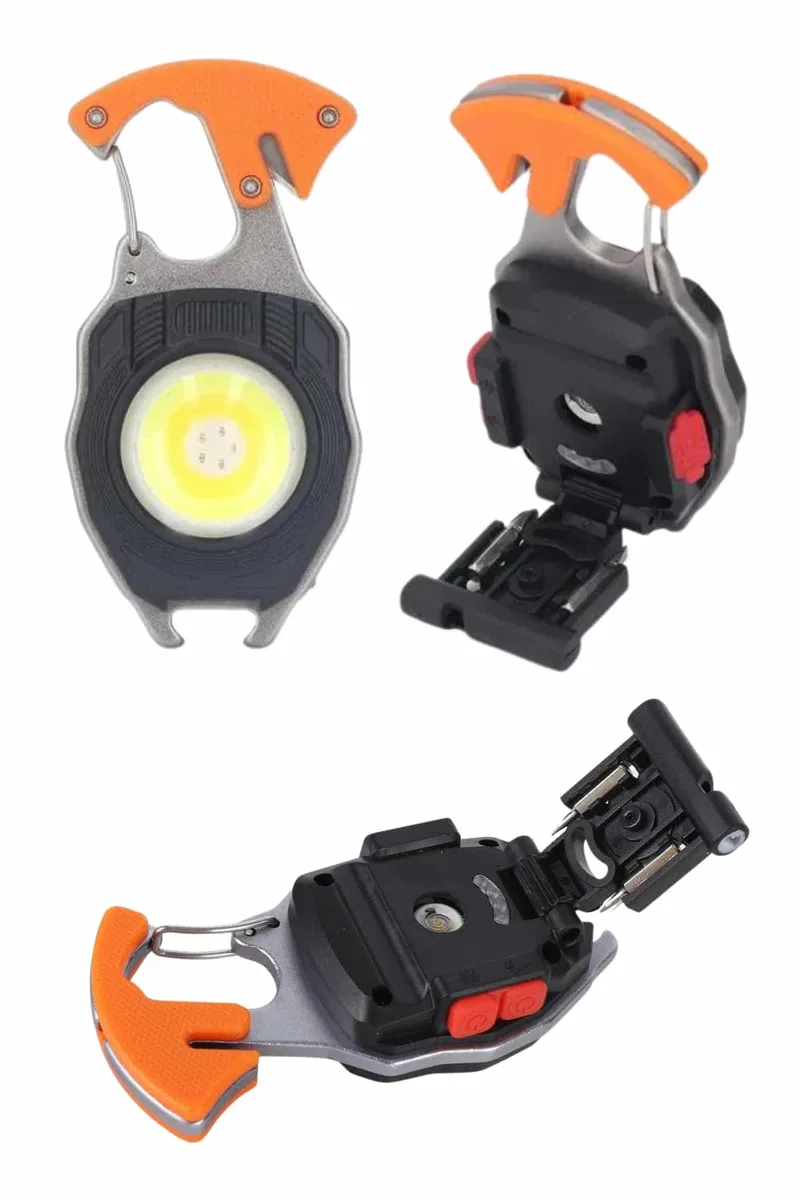 Çok İşlevli Acil Durum Işığı USB Şarjlı Cep Feneri 7 Farklı Mod