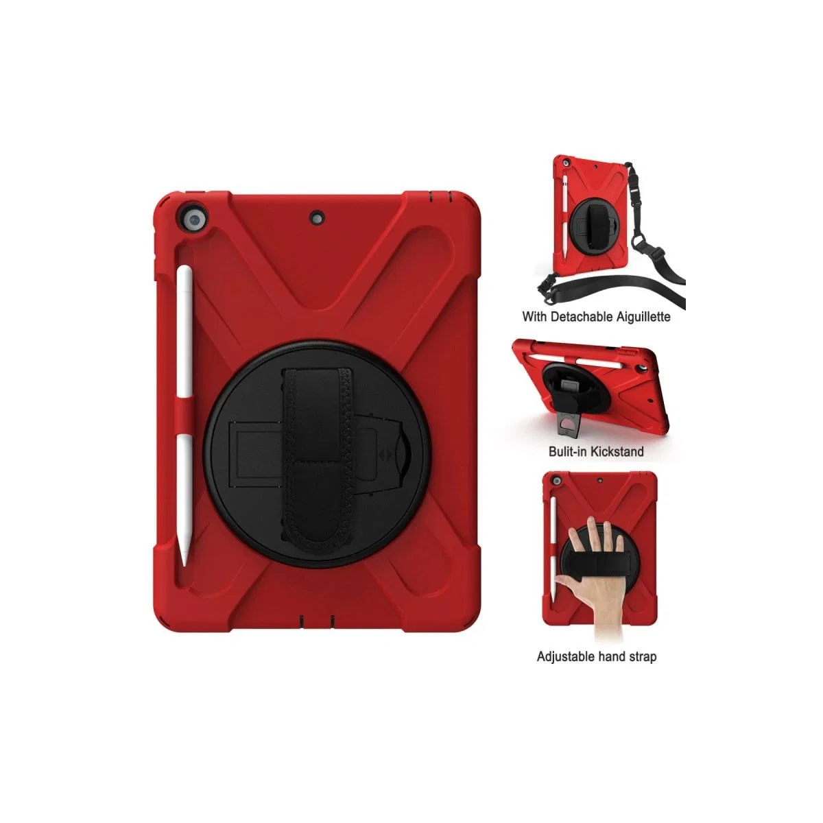 Apple İpad 5 Air 9. 7 Kılıf Amazing Tablet Kapak - Kırmızı
