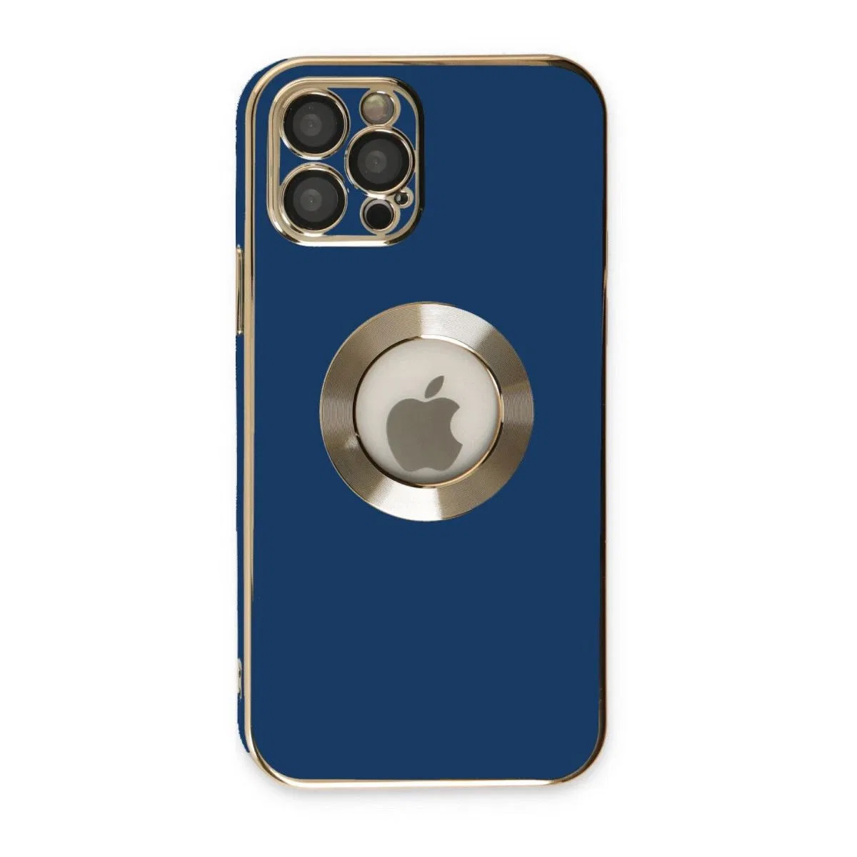 Apple İphone 12 Pro Max Kılıf Store Silikon - Mavi