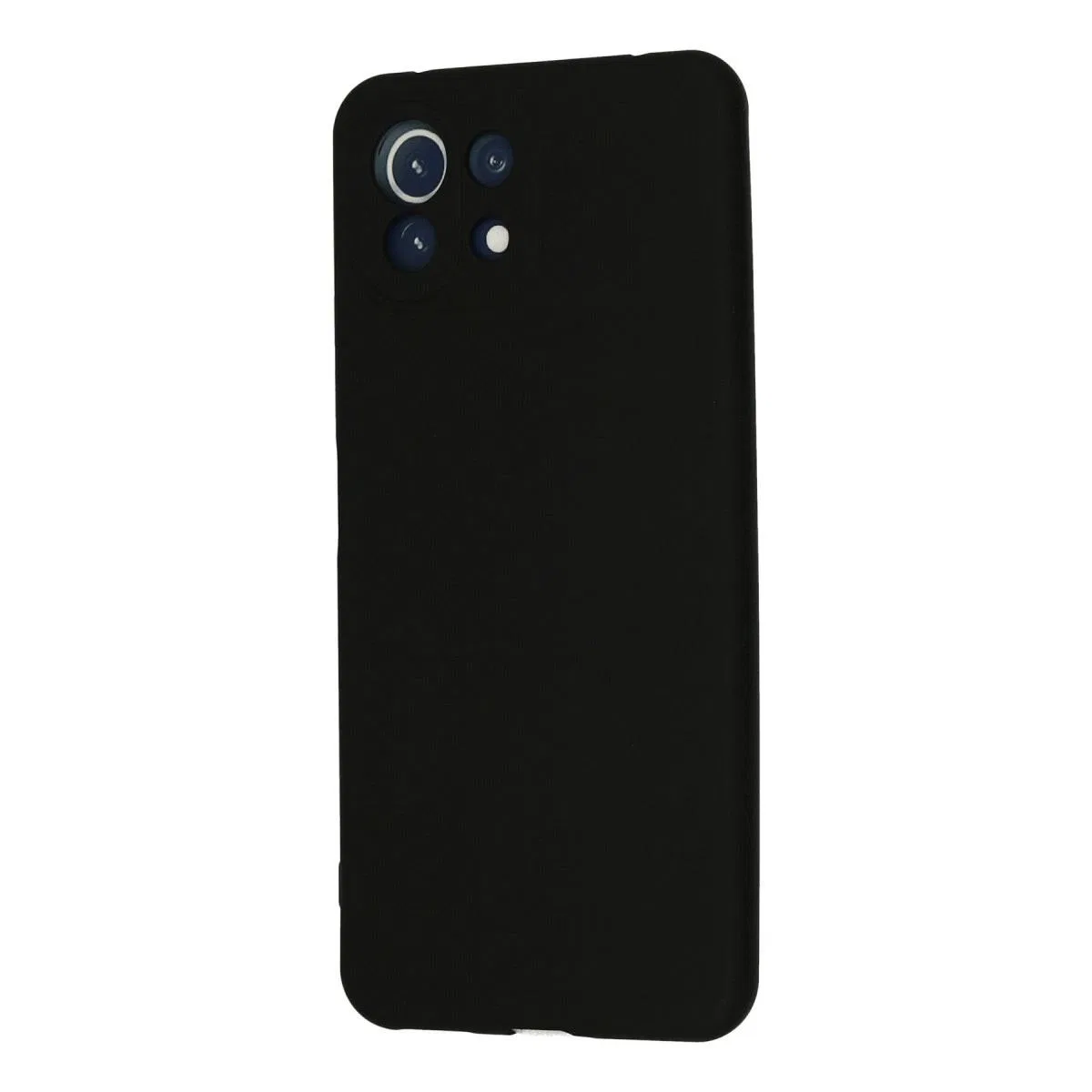 Xiaomi Mi 11 Lite Kılıf Nano İçi Kadife Silikon - Siyah