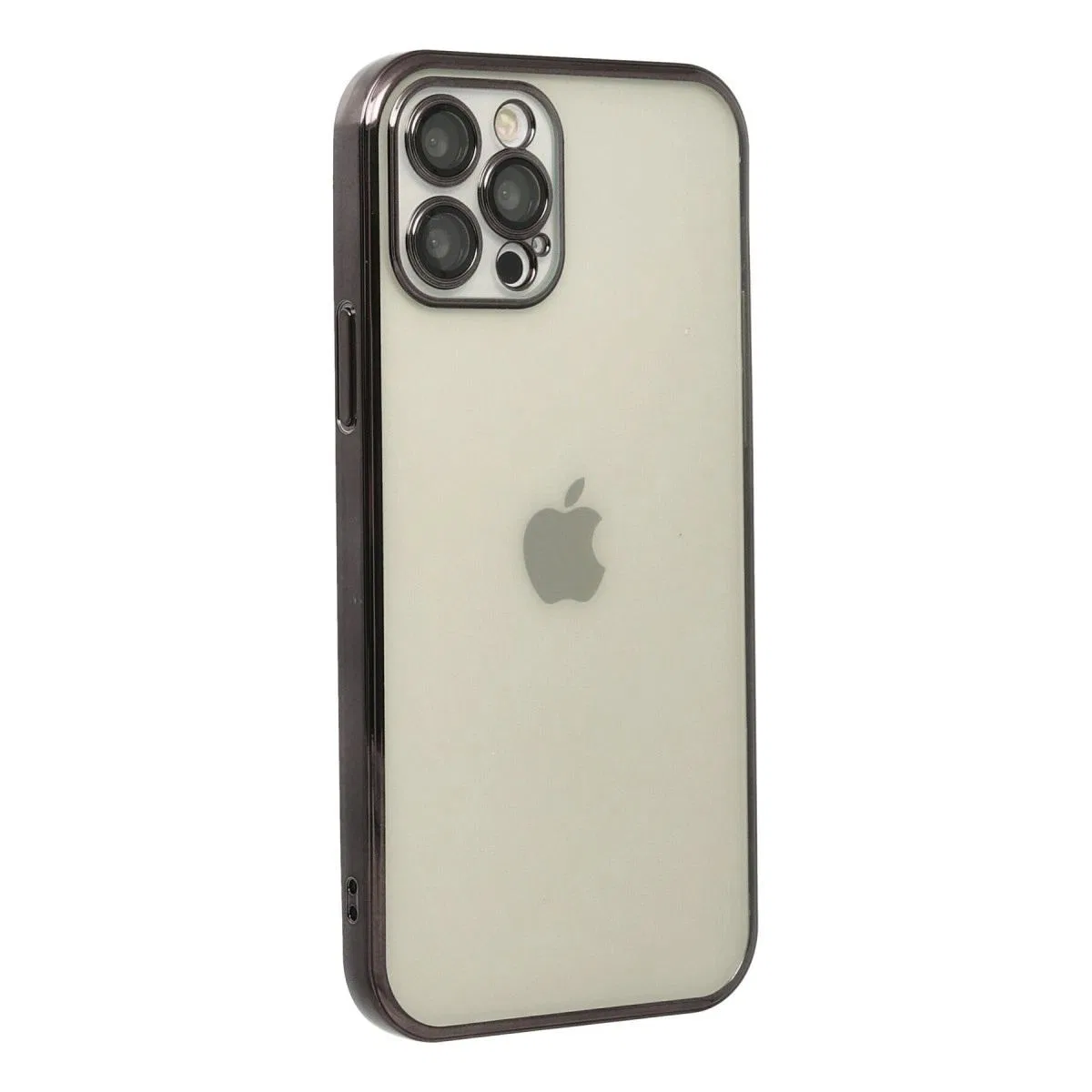 Apple İphone 12 Pro Max Kılıf Razer Lensli Silikon - Siyah