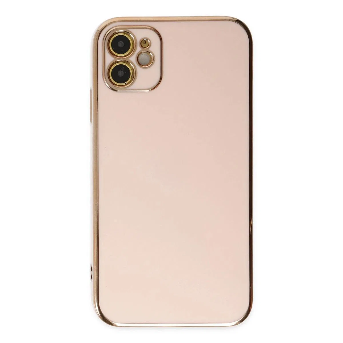 Apple İphone 12 Kılıf Volet Silikon - Pembe