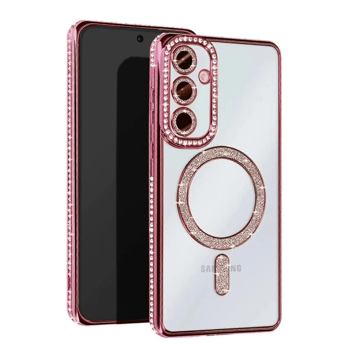 Samsung Galaxy S25 Edge Joke Simli Magneticsafe Kılıf - Pembe