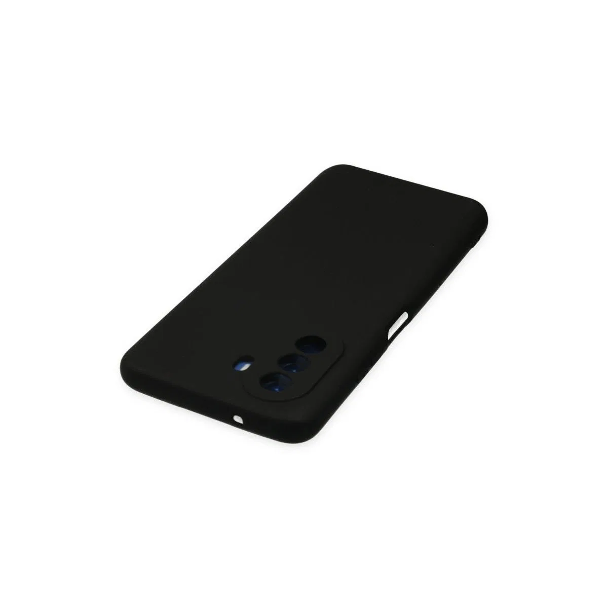 Huawei Nova Y70 Kılıf Nano İçi Kadife Silikon - Siyah
