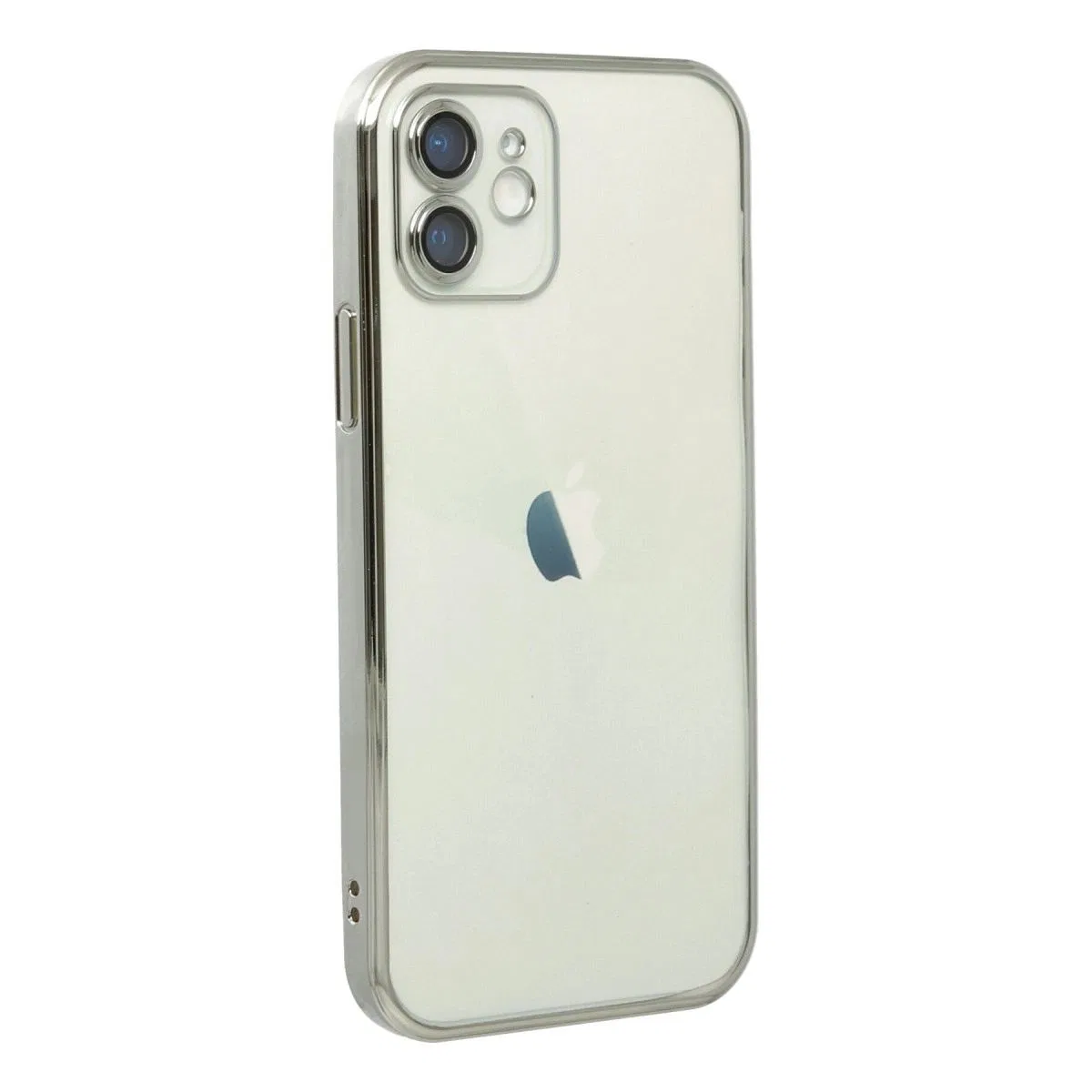 Apple İphone 11 Kılıf Razer Lensli Silikon - Gümüş